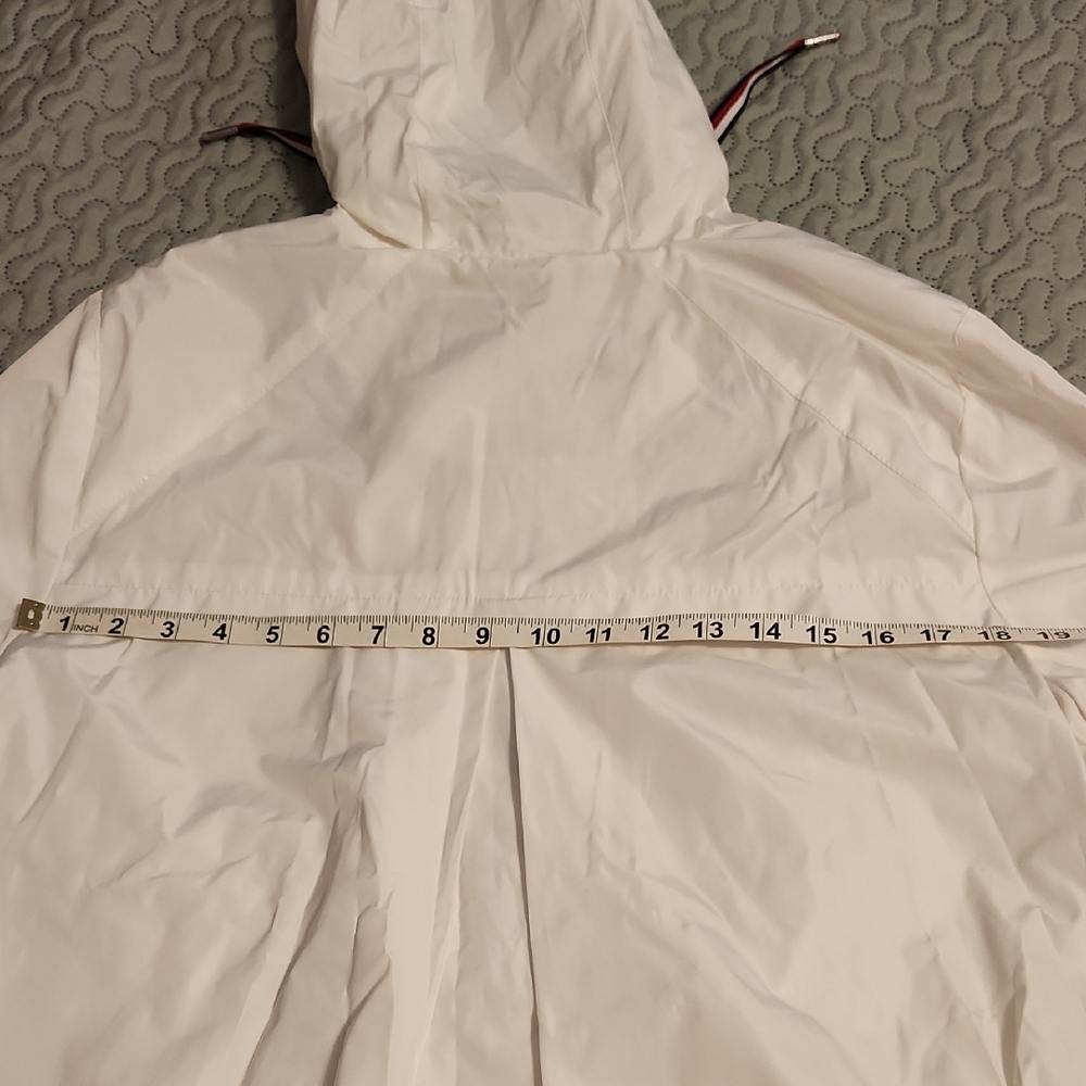 Tommy Hilfiger White Wind Breaker Utility Jacket - Picture 9 of 14